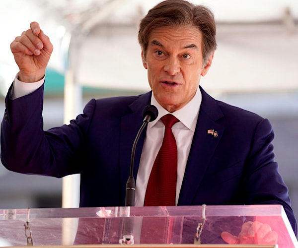 Pennsylvania Senate GOP primary candidate Dr. Mehmet Oz speaks during a campaign stop