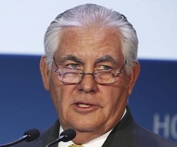 Trump Picks Exxon Mobil CEO Tillerson to Be Secretary of State