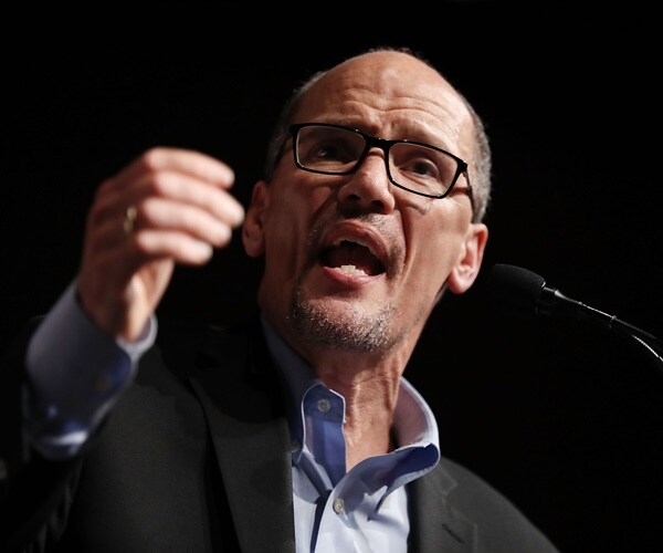 tom perez speaks during an event in miami 