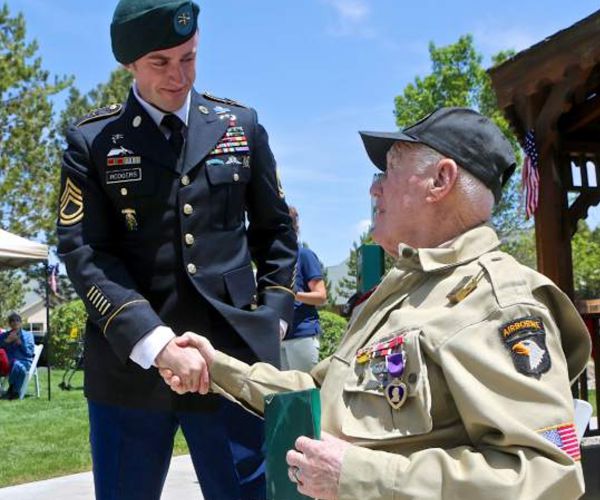 Russell Rodgers' Purple Heart Awarded Over 70 Years After WWII Service