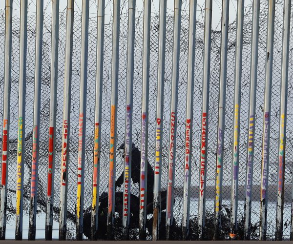 the border wall in tijuana, mexico