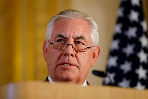 The Latest: US Urges China to Use Oil Leverage on NKorea