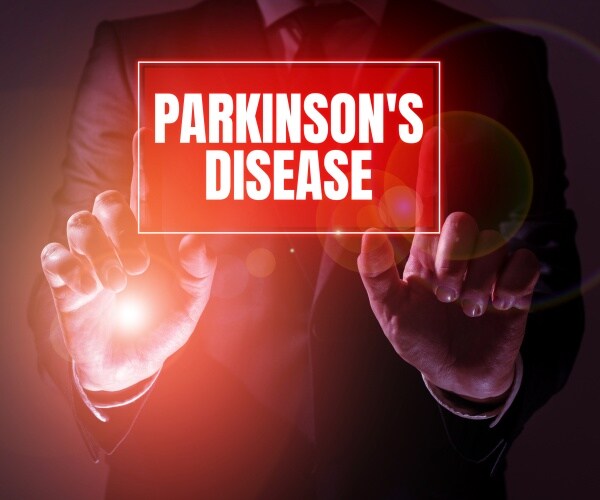 lit up sign 'Parkinson's Disease'