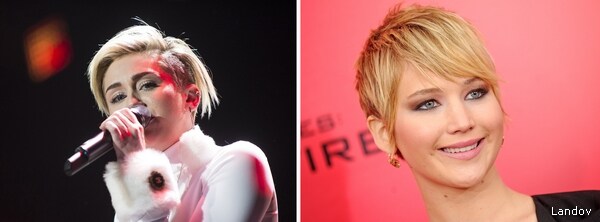 Jennifer Lawrence, Miley Cyrus: Top Entertainers of 2013