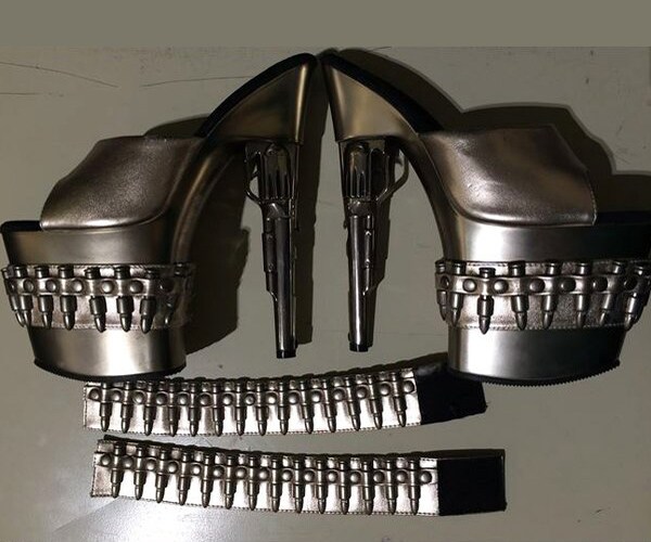 Gun-Shaped Heels Force a Holdup at Airport Security