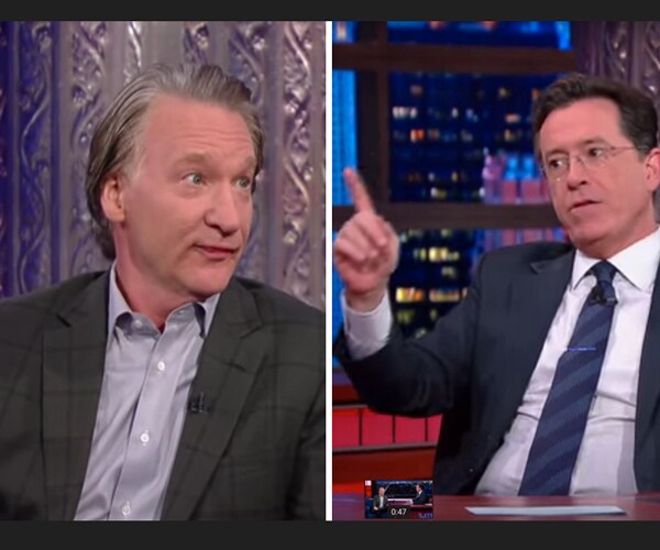 Stephen Colbert, Bill Maher Debate Catholicism vs Atheism