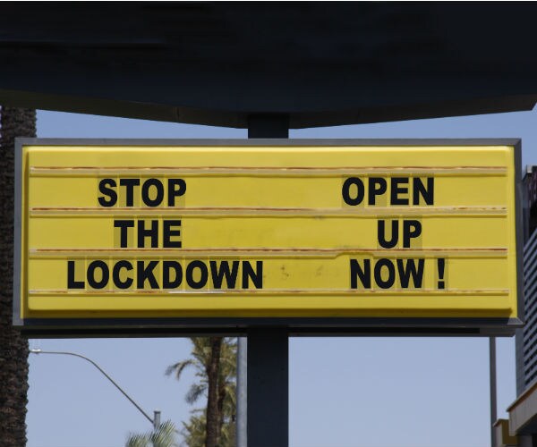 lockdowns end when we all say enough 