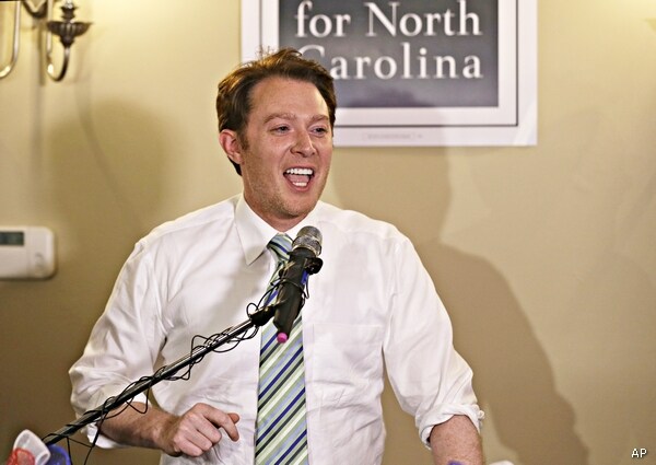 Clay Aiken's Congress Bid Hangs on Slim Lead in North Carolina