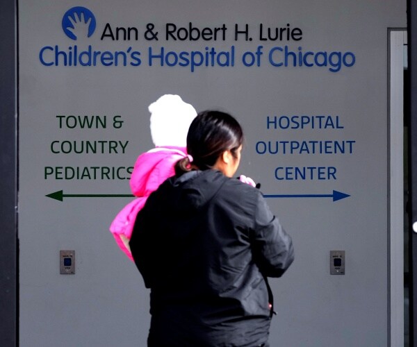 outside of Ann & Robert H. Lurie Children’s Hospital of Chicago