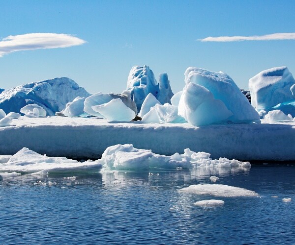 melting iceberg