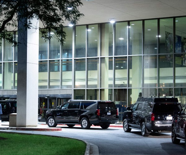 motorcade jill and joe biden walter reed  