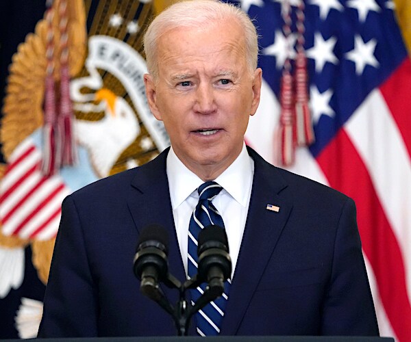 president joe biden speaks at his first press conference of his administration