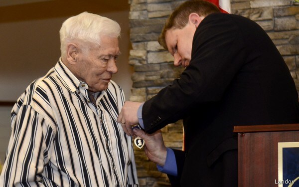 Veteran Honored 70 Years After Turning Down Purple Heart