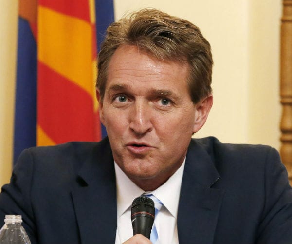 Jeff Flake: 'I Don't Worry' About Trump's Attacks