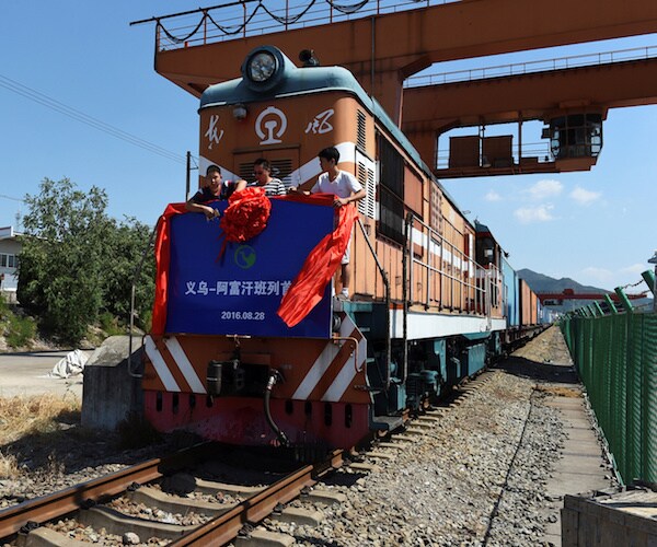 Freight Train From China to London to Improve Trade Departs Station