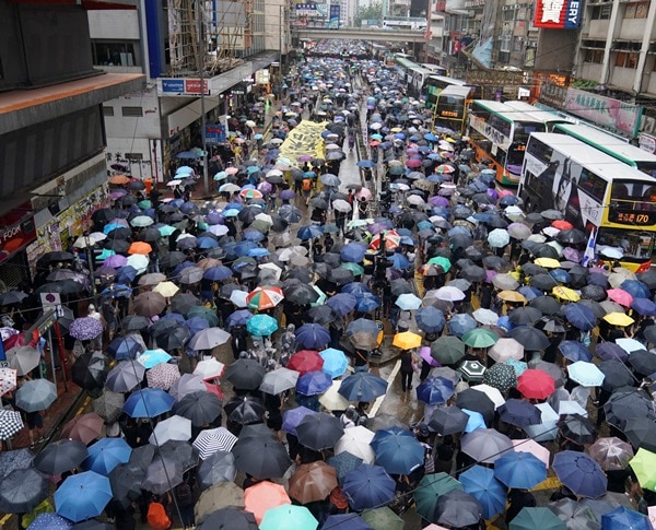 Thousands Protest as Bid to Block Hong Kong Mask Ban Fails