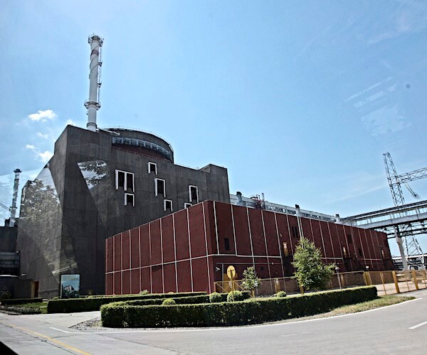 Zaporizhzhia Nuclear Power Plant in Enerhodar, Ukraine, before the Russian takeover