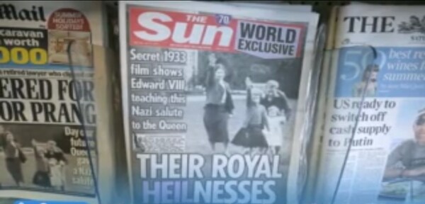 Queen's Nazi Salute Riles Palace Officials After Tabloid Video Leak