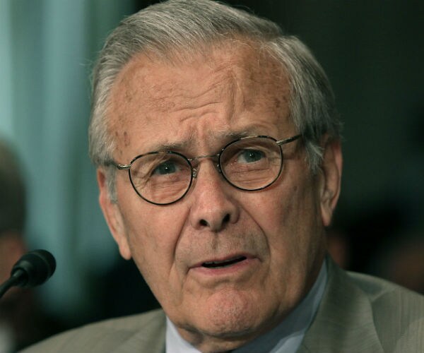 Donald Rumsfeld: 'I Just Can't Imagine Not' Voting For Trump