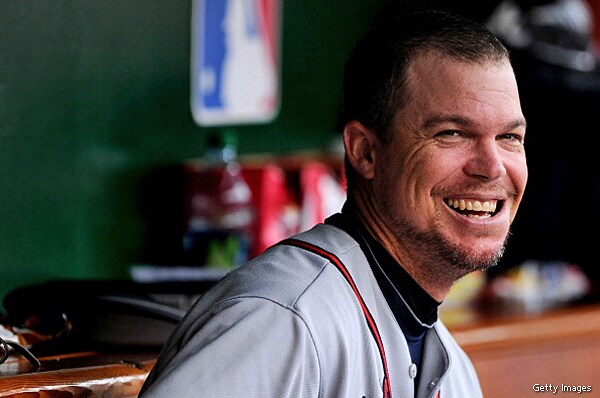 Chipper Jones Joke on Alligators Chasing Immigrants Strikes Out