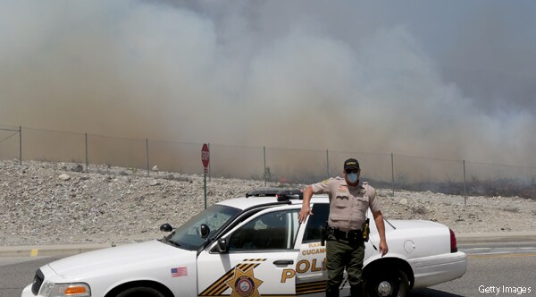 Rancho Cucamonga Fire Threatens California Homes, Forces Evacuation