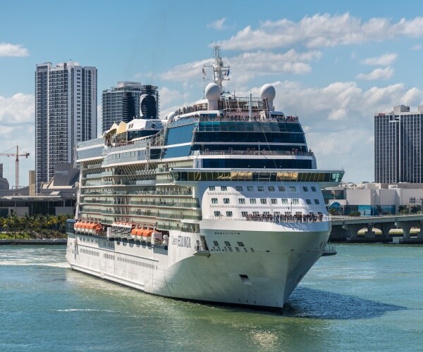 cruise ship in Miami