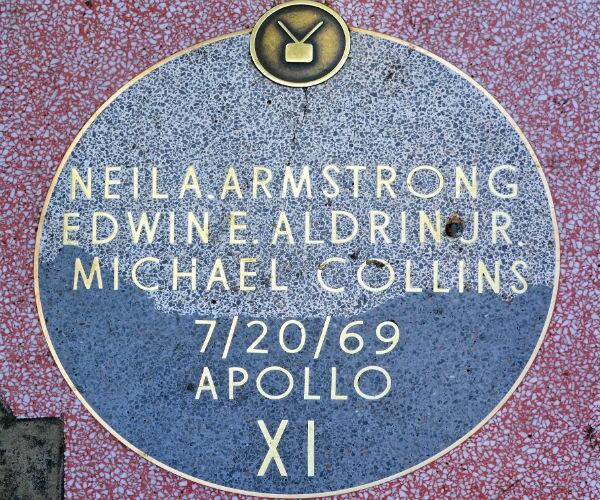 hollywood walk of fame star for apollo 11 