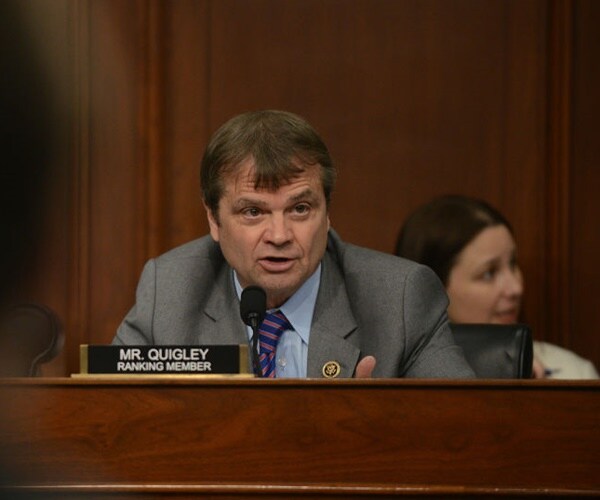 rep. mike quigley speaks during testimony