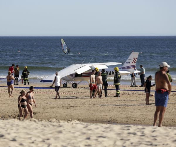 Plane Lands on Portugal Beach, Killing 2 Sunbathers