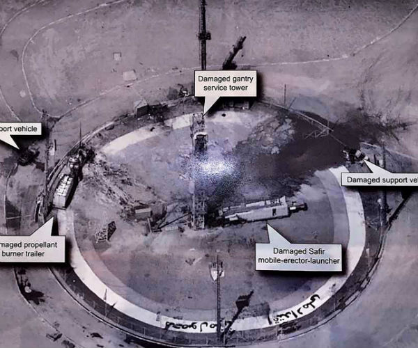 aerial view of missile site