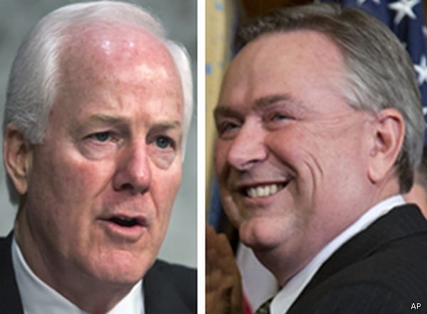 Sen. Cornyn Gets NRA Endorsement Over Stockman