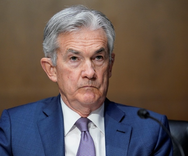 jerome powell sits in hearing