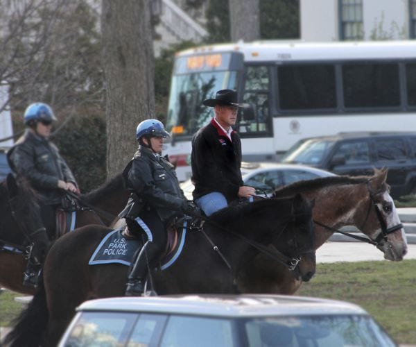 Ryan Zinke Horse: New Interior Secretary Arrives in Style for Day 1