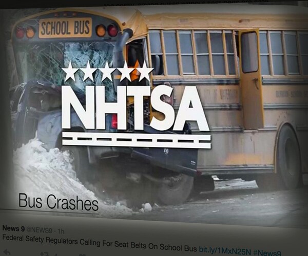 NHTSA: Seat Belts in All School Buses Should Be Required