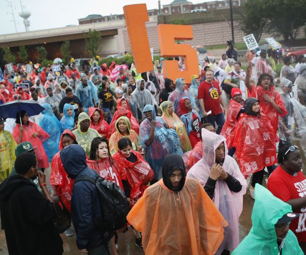 McDonald's Protests: Workers 'Fight for $15,' Former CEO Discusses Robots