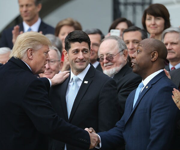 Sen. Tim Scott Fires Back: Not Trump's Prop