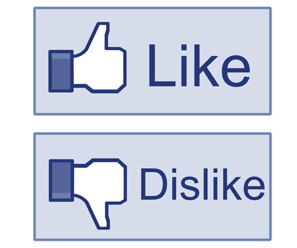 Facebook Downvote Button to Get More Testing