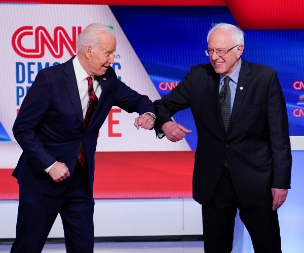 biden and bernie sanders