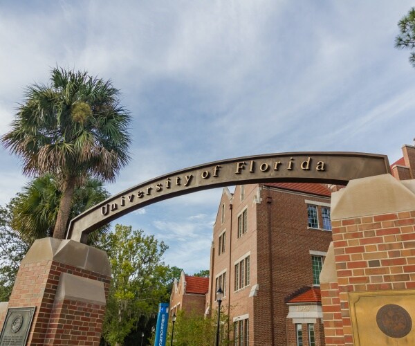 Entrance gate at the University of Florida.