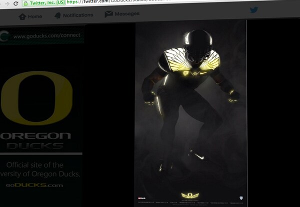 Oregon Glow-in-the-Dark Uniforms Next for Ducks College Football?