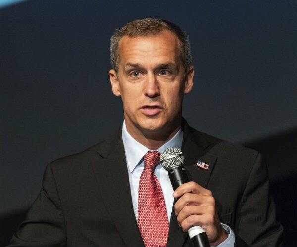 corey lewandowski, campaign manager for donald trump's 2016 campaign speaks at a summit in washington