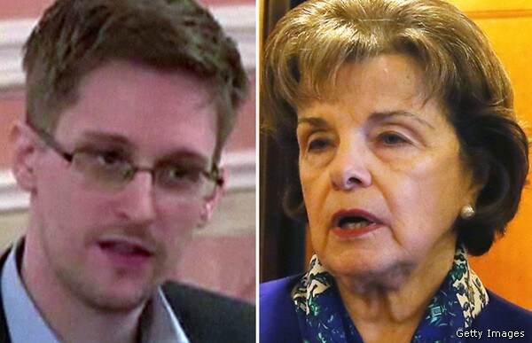 Snowden Calls Feinstein Hypocrite on CIA Spying