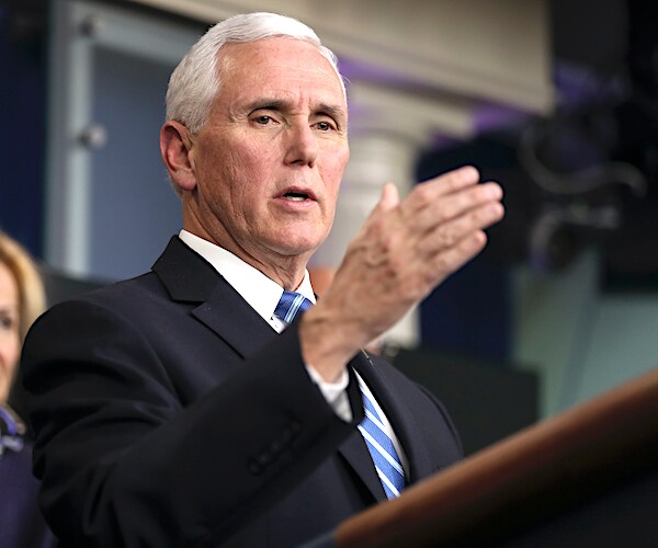 mike pence speaks during a white house coronavirus task force briefing