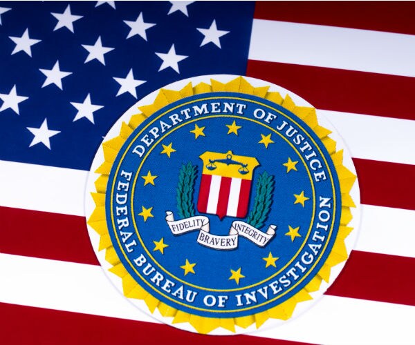 the fbi and american flag 