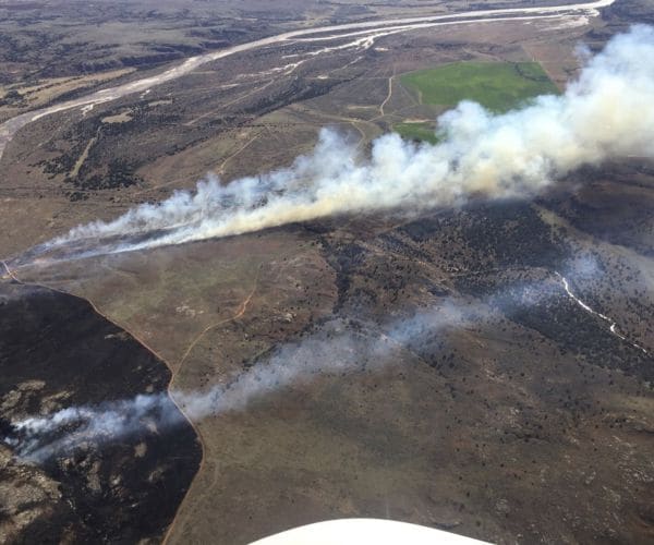 Wildfire Threatens Small Town in Oklahoma as Firefighters Act