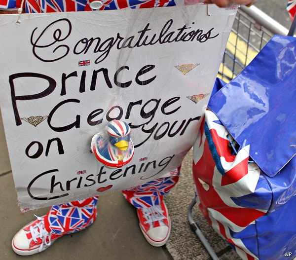 Prince George Christening: William, Kate Ask 7 to Be Godparents