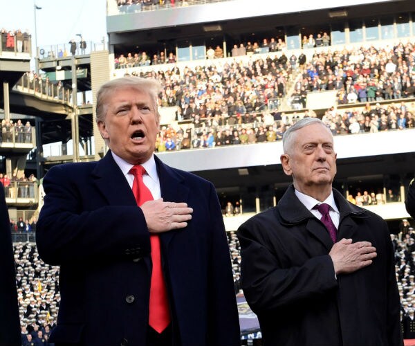 us president donald trump is joined by then us defense secretary gen Jim mattis