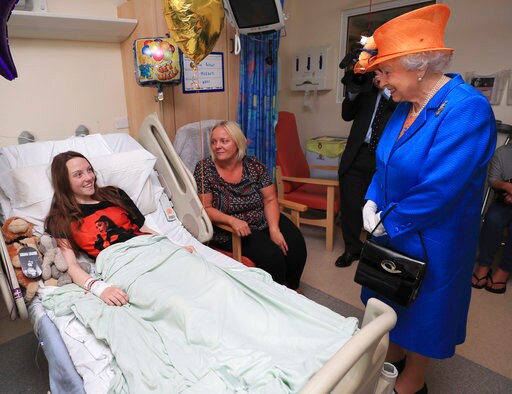 Queen Elizabeth Visits Young Survivors of Concert Blast