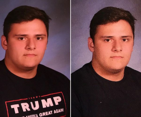 New Jersey Teacher Suspended After Pro-Trump Yearbook Photos Altered