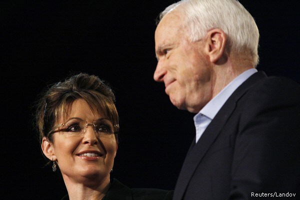 Palin Defends 'Hero' McCain from Ariz. GOP: 'He is My Friend'